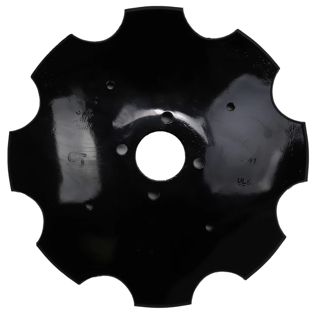 Weagro AG.SN10866 Flat Back Notched Concave Disc 16_ Replacement For Planting & Tillage - AGCO - agricultural machinery replacement part