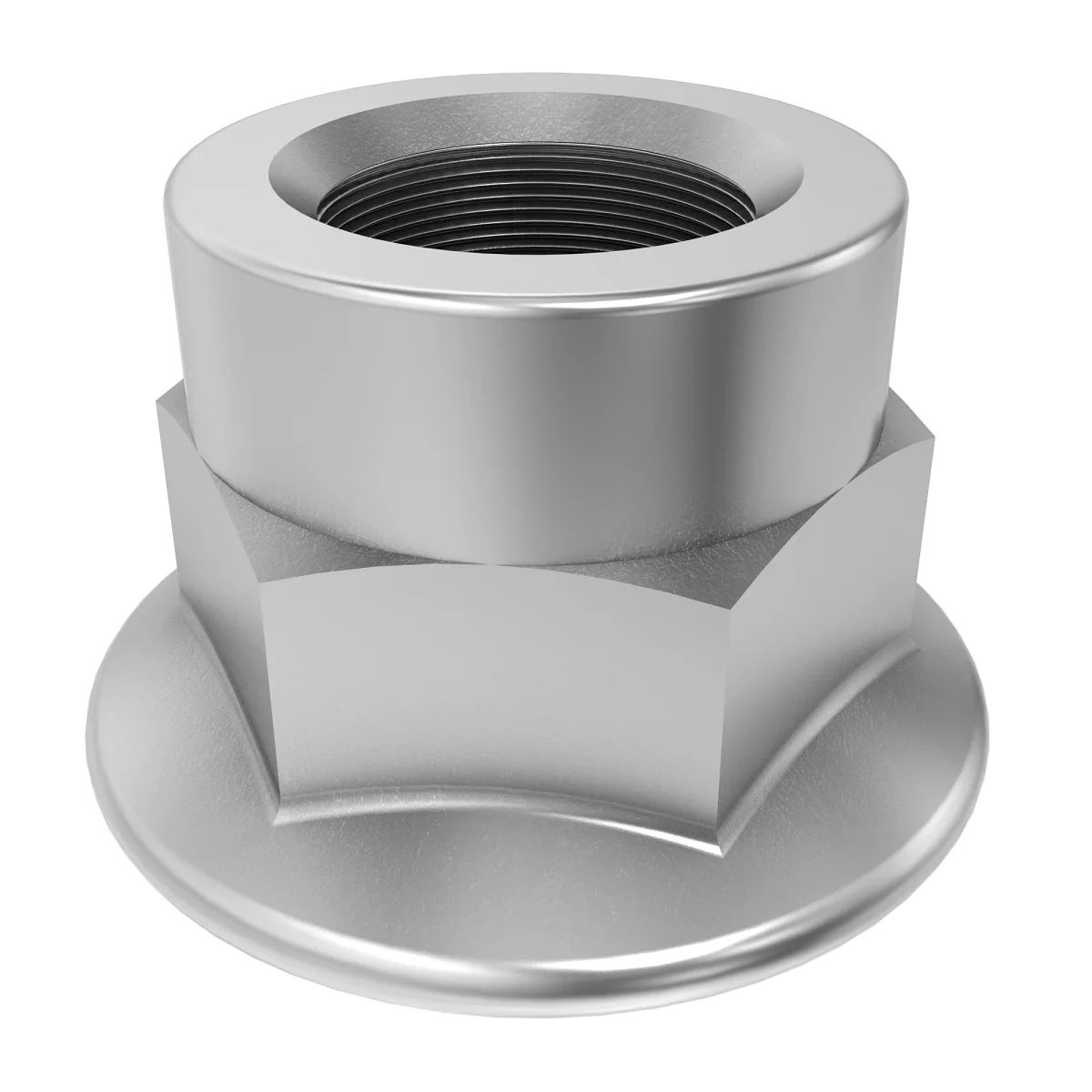 Weagro W.14M7397 Hexagonal Flange Lock Nut, M6 Replacement For Tractor Etc. - JOHN DEERE - agricultural machinery replacement part