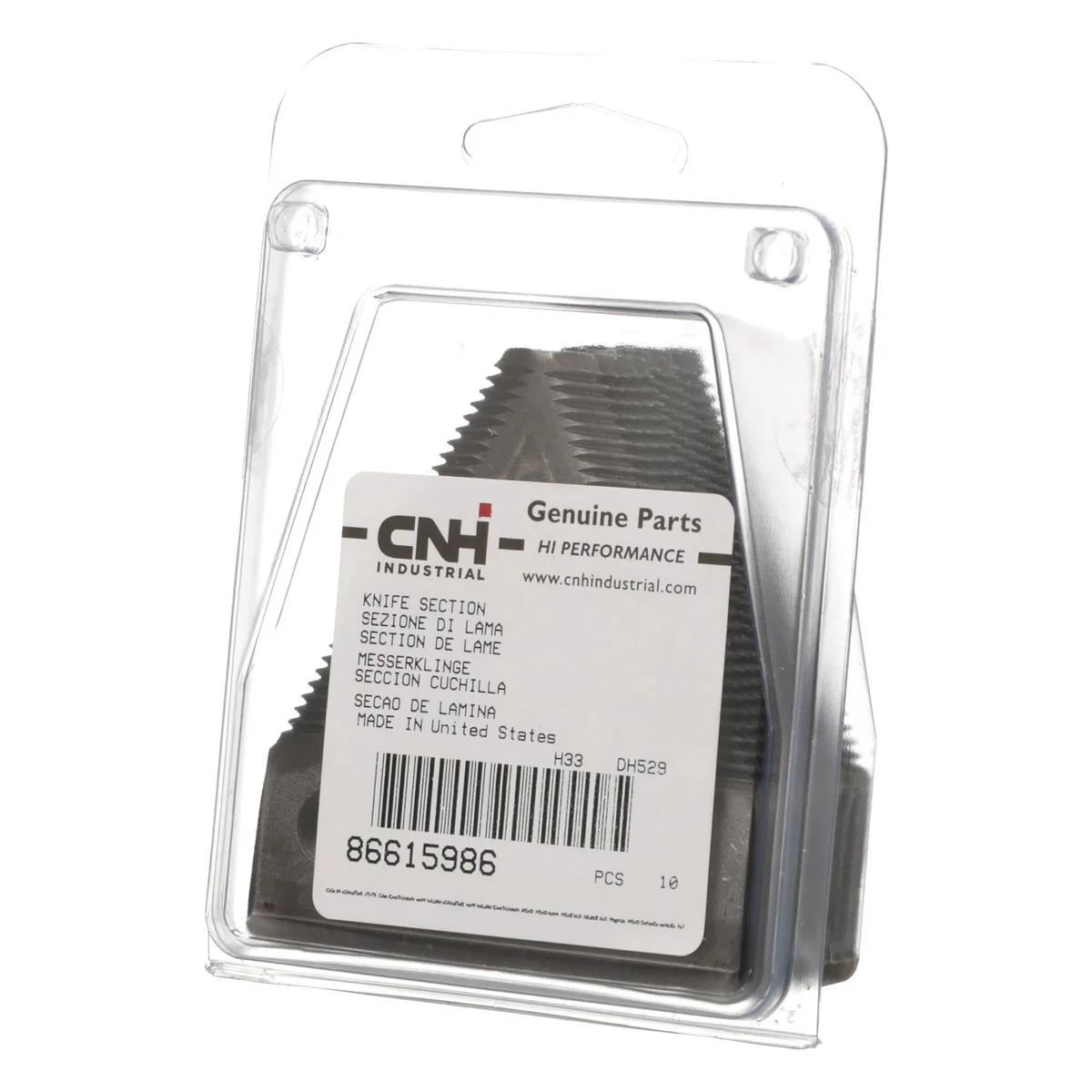 Weagro CN.86615986 Right-HAnd Overlap Section For Twin Sickle Replacement For Mower - CNH - agricultural machinery replacement part
