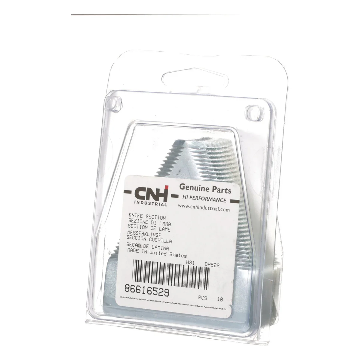 Weagro CN.86616529 Left-HAnd Overlap Section For Twin Sickle Replacement For Mower - CNH - agricultural machinery replacement part