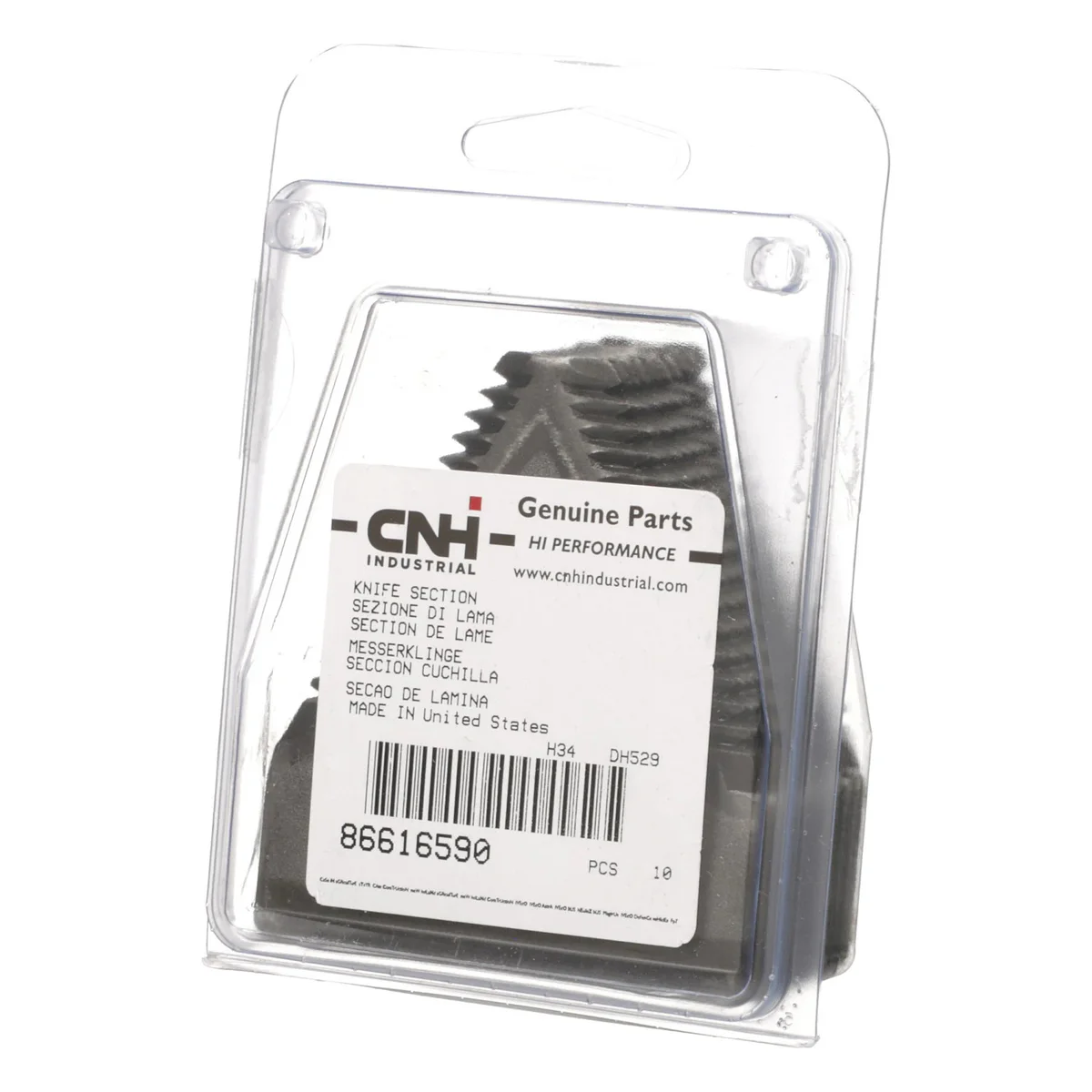 Weagro CN.86616590 Left-HAnd Overlap Section For Twin Sickle Replacement For Mower - CNH - agricultural machinery replacement part