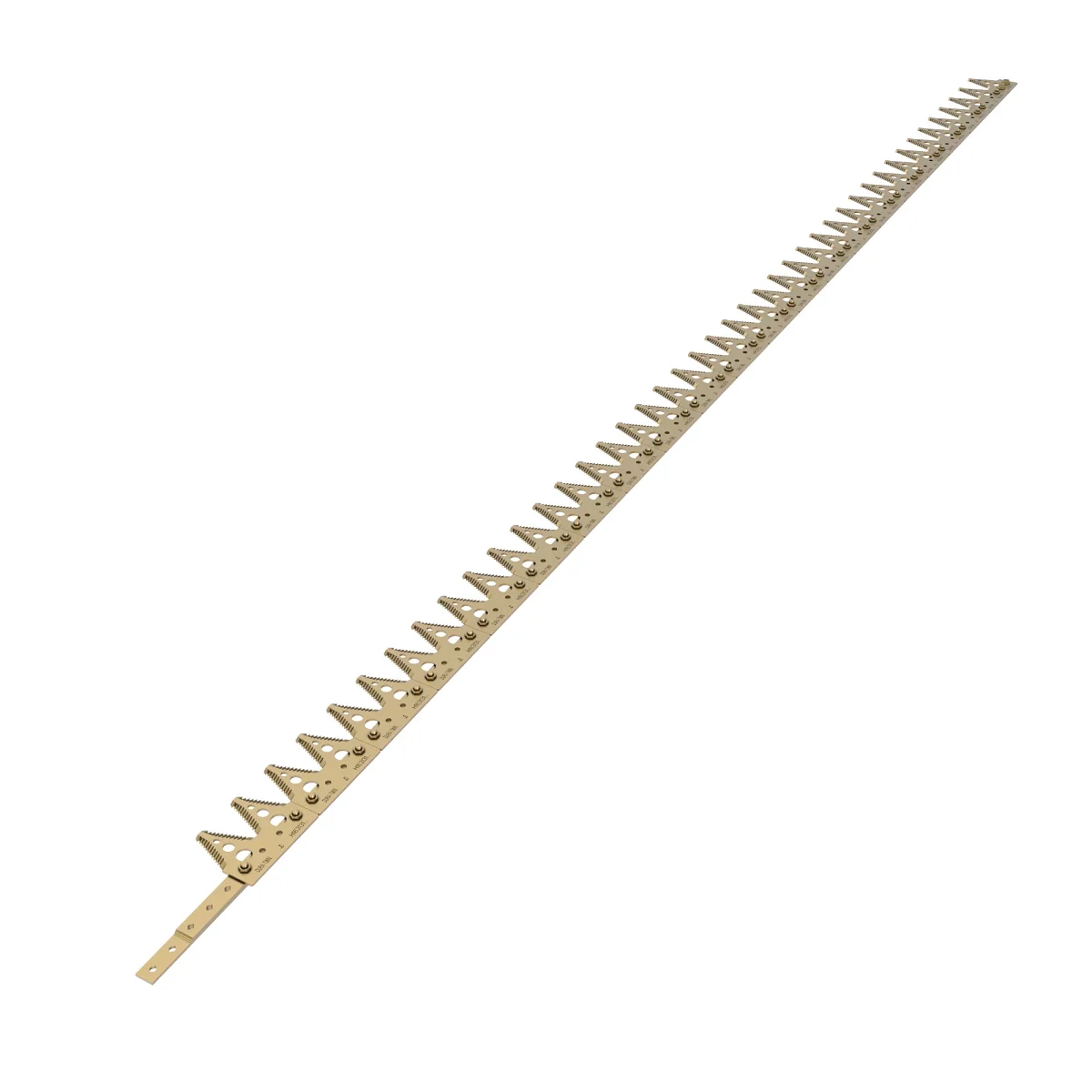 Weagro W.AH164035 End Section Coarse Knife Cutterbar Replacement For Harvester Platform - JOHN DEERE - agricultural machinery replacement part