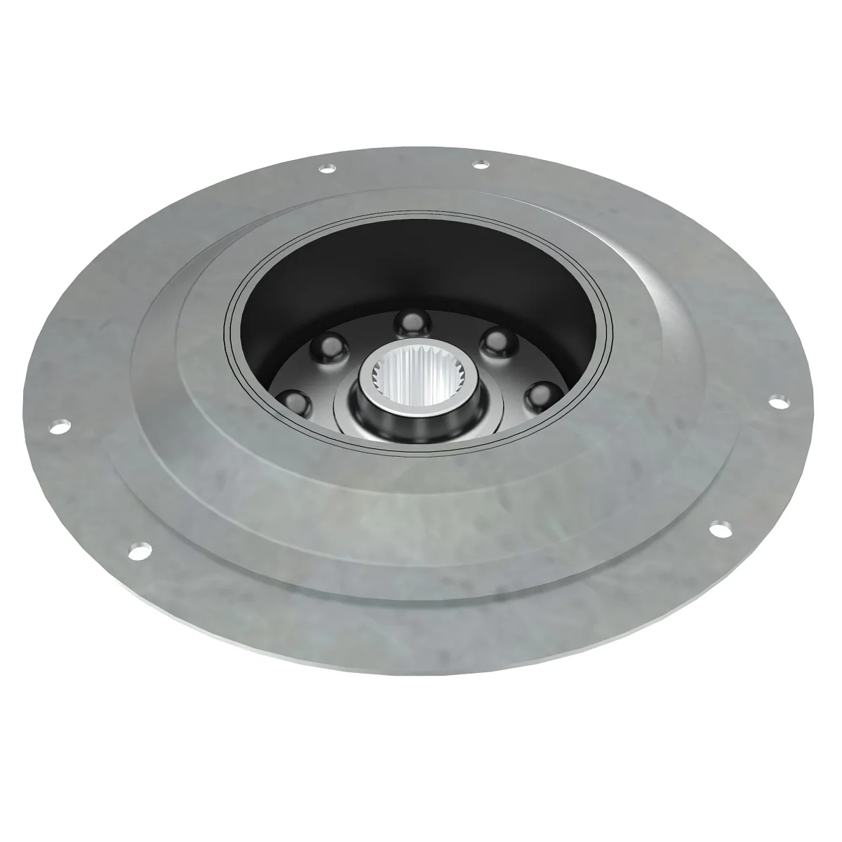 Weagro W.AH168456 Torsional Damper Splined Coupling with Hub Replacement For Harvester - JOHN DEERE - agricultural machinery replacement part