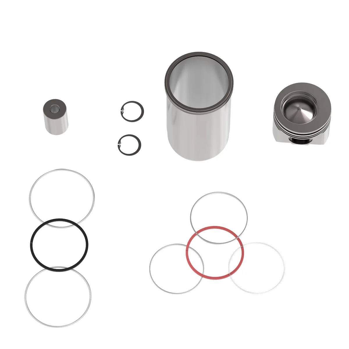 Weagro W.DZ114645 Piston-Liner Kit Replacement For Tractor Etc. - JOHN DEERE - agricultural machinery replacement part