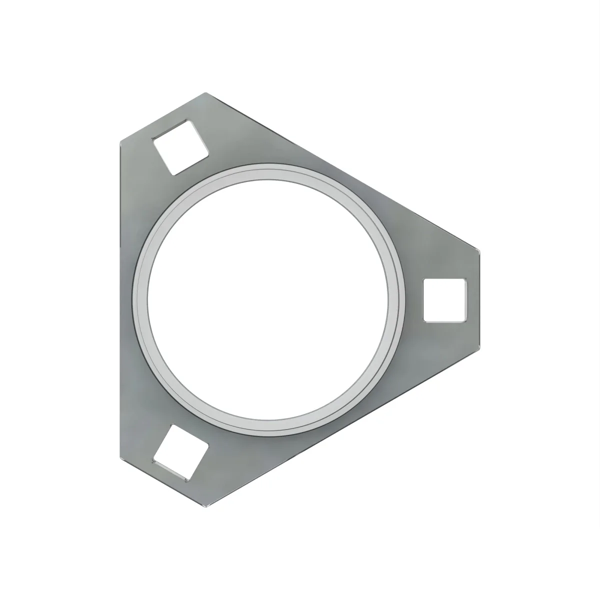 Weagro W.E10018 3-Hole Flanged Bearing Housing Replacement For Harvester Etc. - JOHN DEERE - agricultural machinery replacement part