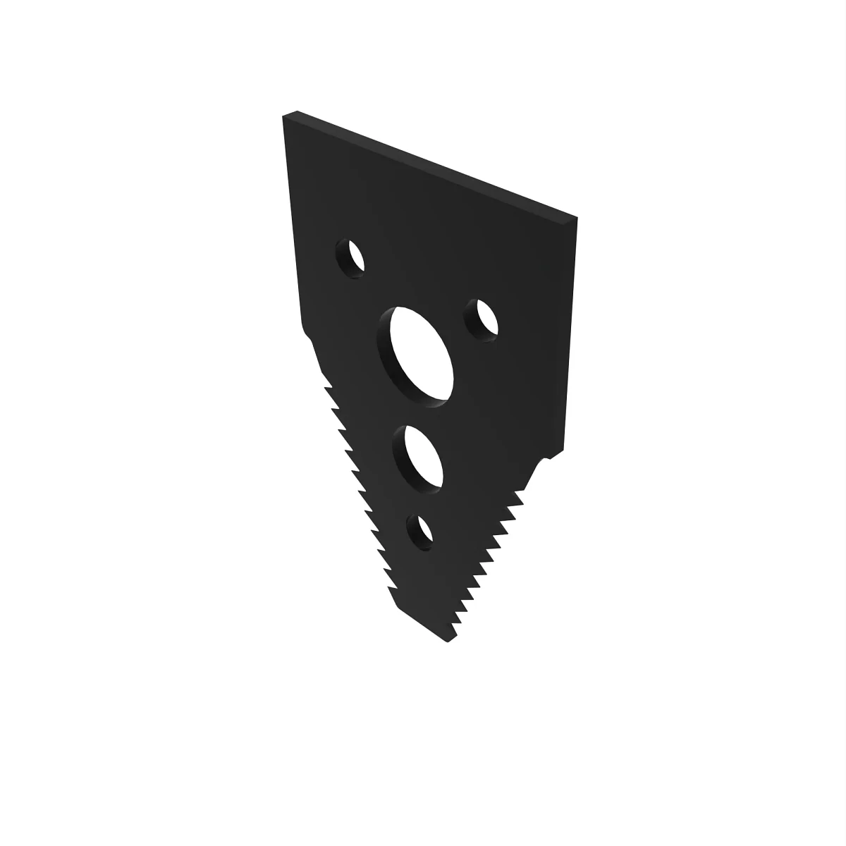 Weagro W.H163132 Coarse Tooth Knife End Section Replacement For Harvester Platform - JOHN DEERE - agricultural machinery replacement part