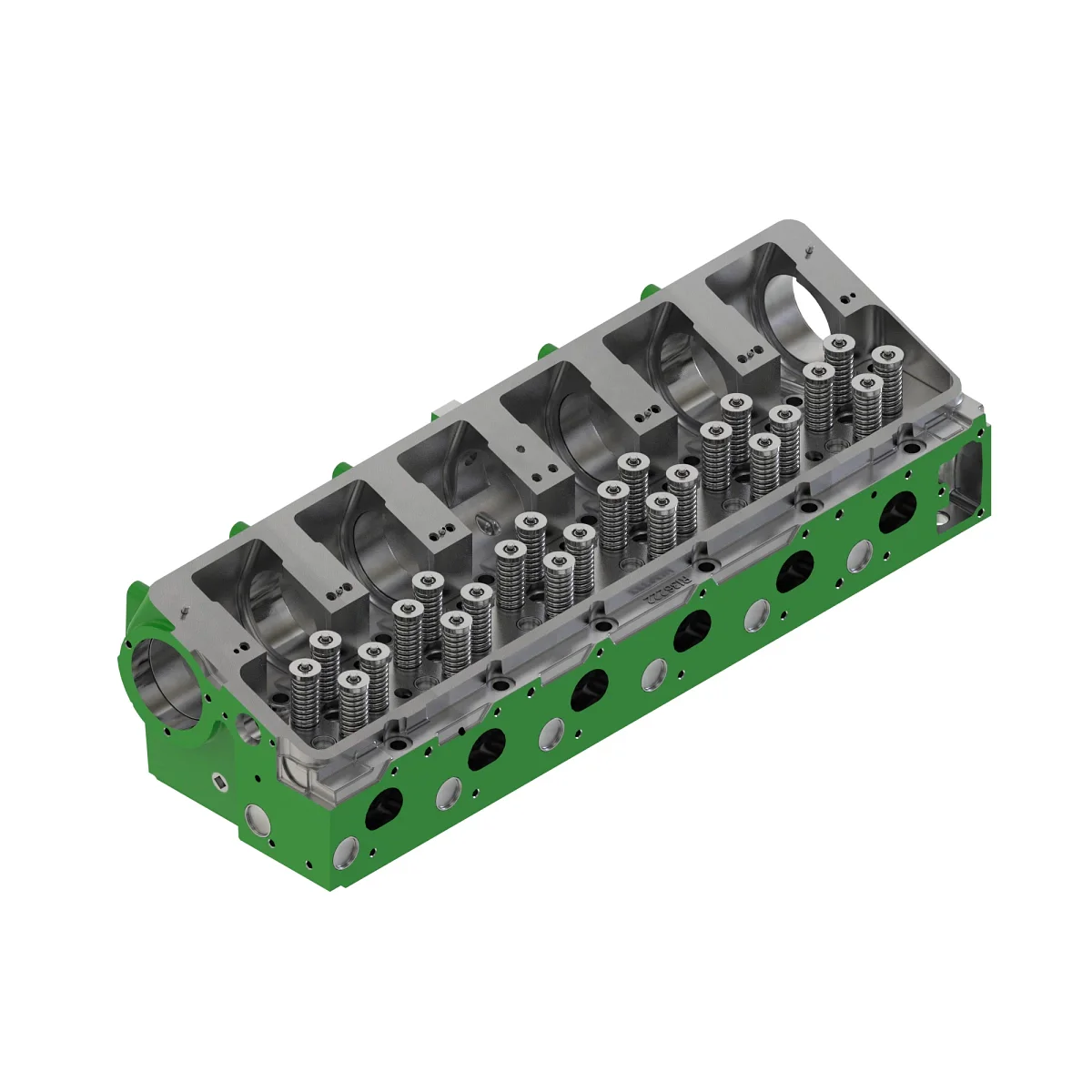 Weagro W.RE520563 Cylinder Head with Valves Replacement For Tractor Etc. - JOHN DEERE - agricultural machinery replacement part