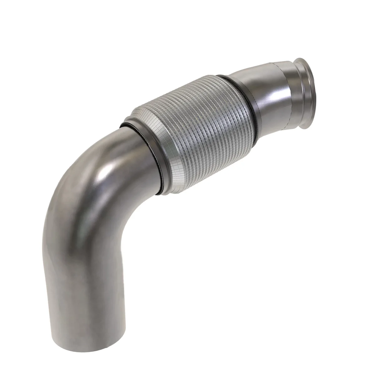 Weagro W.RE590092 Flexible Elbow Exhaust Pipe Replacement For Tractor Etc. - JOHN DEERE - agricultural machinery replacement part