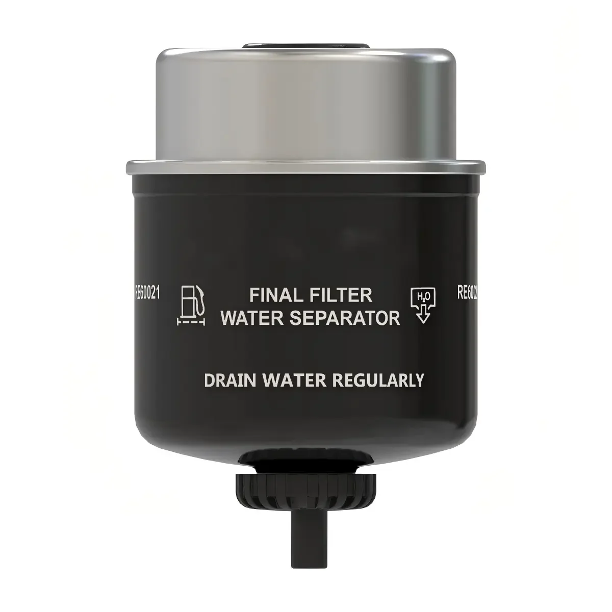 Weagro W.RE60021 Final Fuel Filter with Drain Plug Replacement For Tractor Etc. - JOHN DEERE - agricultural machinery replacement part