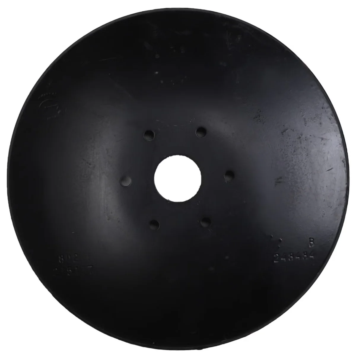 Weagro AG.W248484B White Planter, New Idea Flat Back Plain Concave Disc 12_ Replacement For Planting & Tillage - AGCO - agricultural machinery replacement part