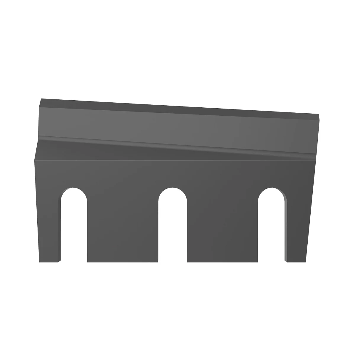 Weagro W.Z62076 Corn Cutterhead Knife, Angled, Left Side Replacement For Harvester Platform - JOHN DEERE - agricultural machinery replacement part